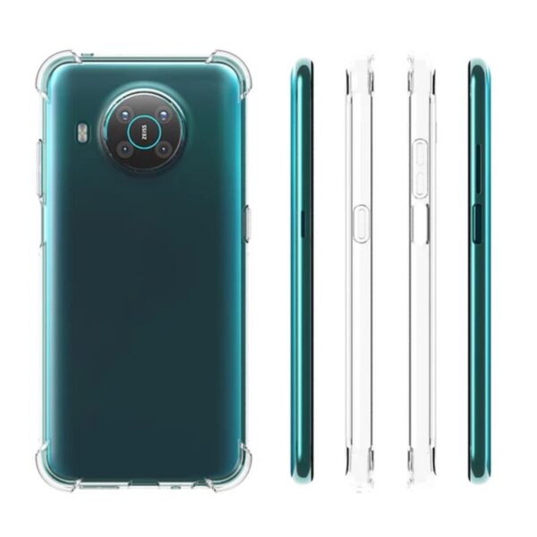 Nokia X Serie X20 Transparente Silikon Handyhülle